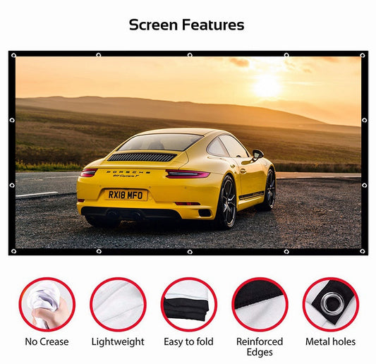 Projector Screen 100 inch Anti-light Screen