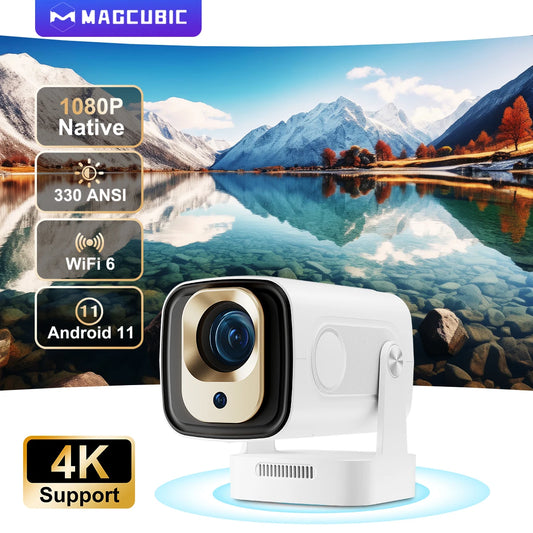 Magcubic HY310 Mini Projector Auto Focus 4K Native 1080P 330ANSI